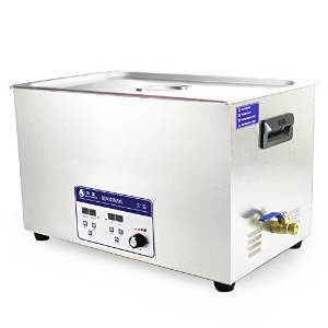 洁盟工业超声波清洗机 实验室医用器械清洗器 五金零件清洁器 功率可调 JP-100ST 浅灰色-厨具-亚马逊中国